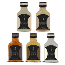 Sada zimních příchutí Espresso Syrup 5×100 ml