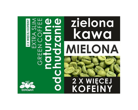 Zelená mletá káva Extra Slim Detox 1 kg