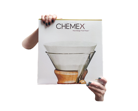 Χάρτινα φίλτρα Chemex, 100 τεμάχια