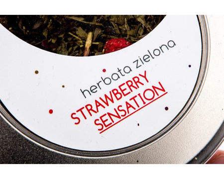 Albert Tea Strawberry Sensation – puszka 80 g
