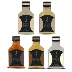 Sada zimních příchutí Espresso Syrup 5×100 ml