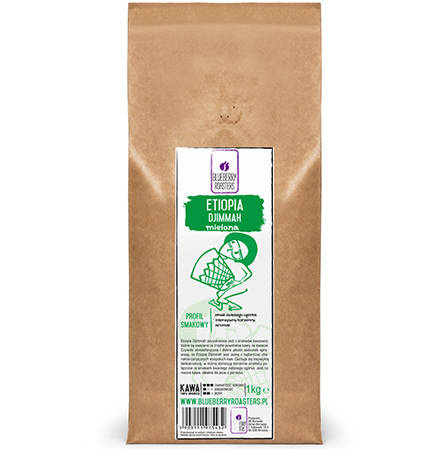 Zrnková káva Etiopie Djimmah 1 kg