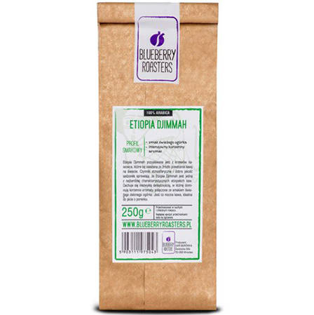 Djimmah Etiopie zrnková káva 250 g
