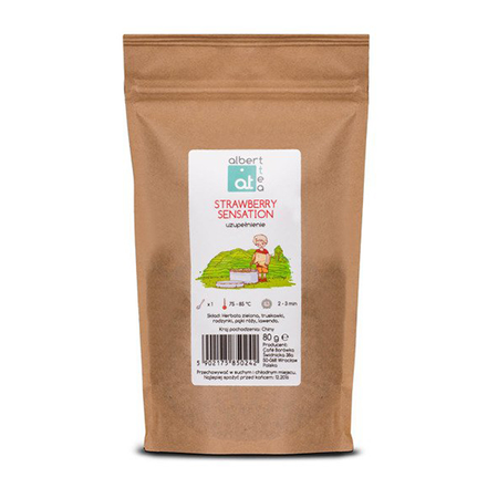 Albert Tea Strawberry Sensation – uzupełnienie 80 g