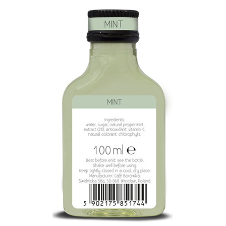 Mint Espresso Syrup 100 ml