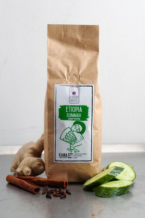 Djimmah Etiopie zrnková káva 250 g