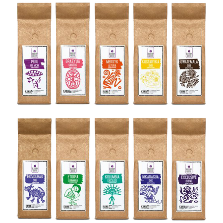 Welcome set - coffee beans 10x100 g