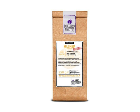 Decaffeinated ground coffee Colombia Excelso 250g