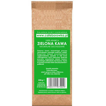Zelená zrnková káva Slim 250 g Green Coffee Detox