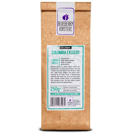 Colombia Excelso zrnková káva 250 g