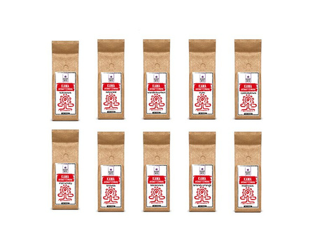 Set of flavored coffee beans 10 x 100 g