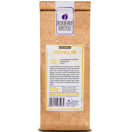 Kostarika SHB zrnková káva 250 g