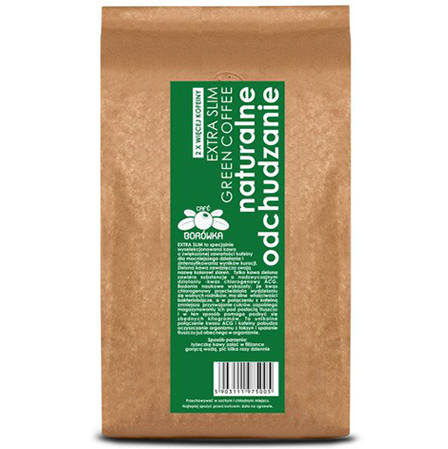 Zelená mletá káva Extra Slim Detox 1 kg