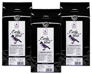 Zestaw kaw Early Bird Espresso 3 × 1 kg